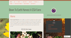 Desktop Screenshot of downtoearthharvest.com